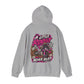 Racer Girl Motorcycle Hoodie — "Real Girls Let 'Er Eat" / "A Little Roost Never Hurt"