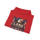 Patriotic 'Land of the Free' Eagle Hoodie – American Flag Veteran Tribute