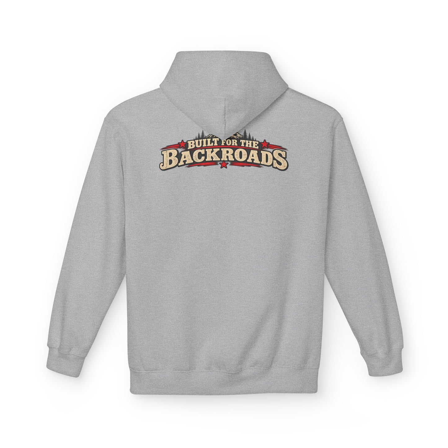 Hoodie — 'Built on the Backroads' Jimmy Riggs Vintage Truck Graphic