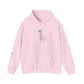Daisy Comfort Hoodie — 'don't be the same be better' Minimal Floral Pullover