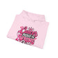 Breast Cancer Survivor Hoodie — “Cancer Picked the Wrong Girl” / Faith Strength Courage