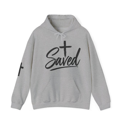 Saved Cross Hoodie — Christian Faith Pullover