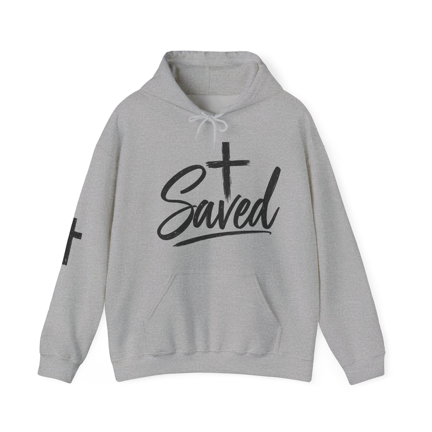 Saved Cross Hoodie — Christian Faith Pullover