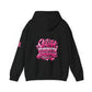 Breast Cancer Survivor Hoodie — “Cancer Picked the Wrong Girl” / Faith Strength Courage
