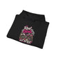 Hoodie — "Real Girls Let 'Er Eat" Retro Biker Graphic Hoodie