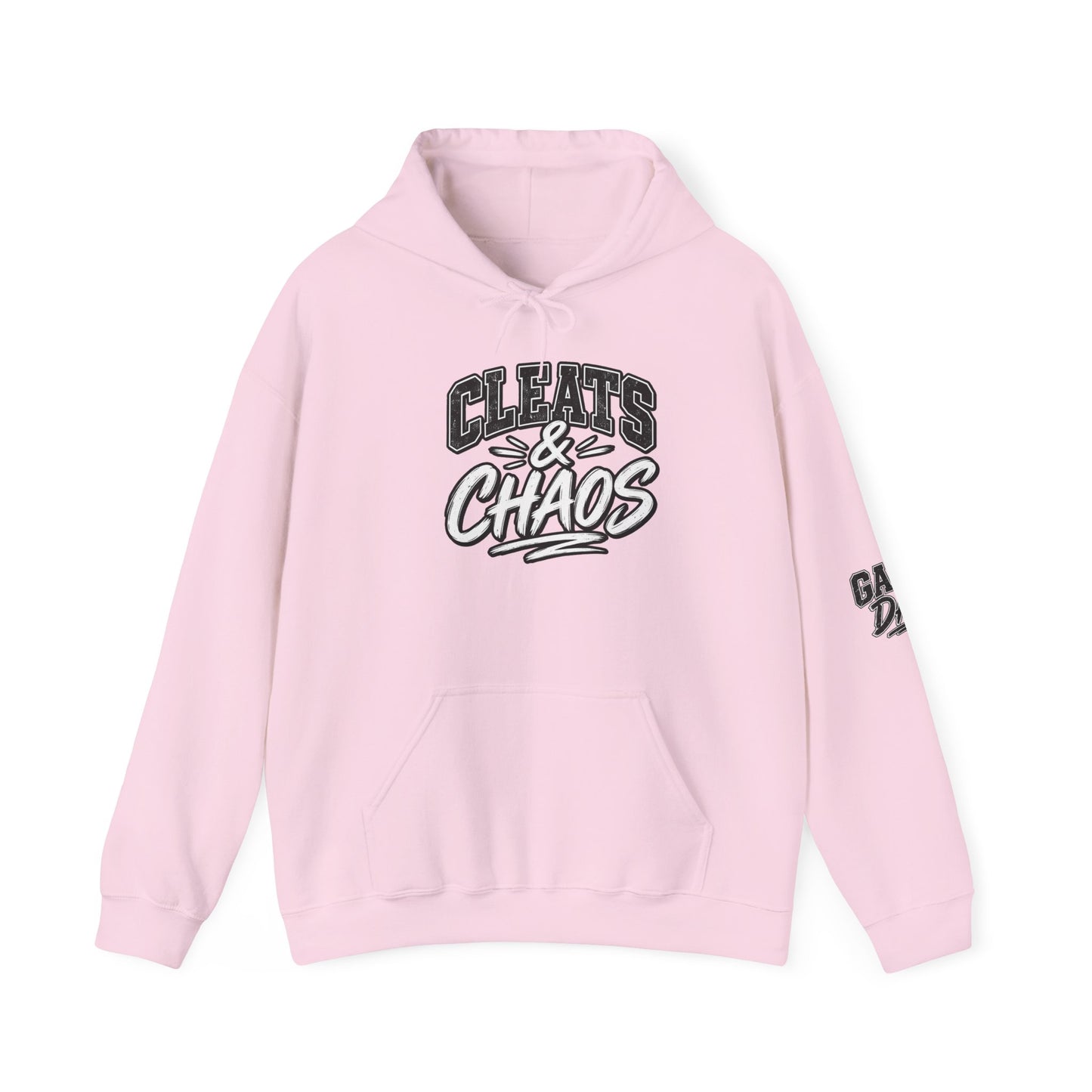 Cleats & Chaos Hoodie — Graphic Athletic Football Sweatshirt