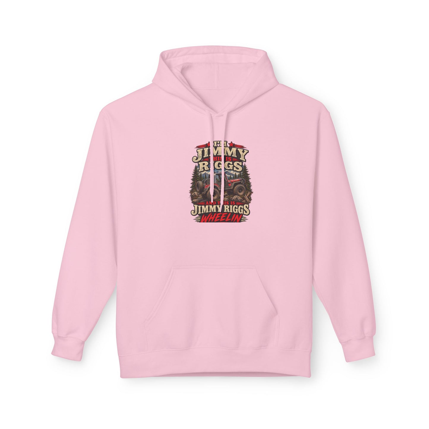 Hoodie — 'Built on the Backroads' Jimmy Riggs Vintage Truck Graphic