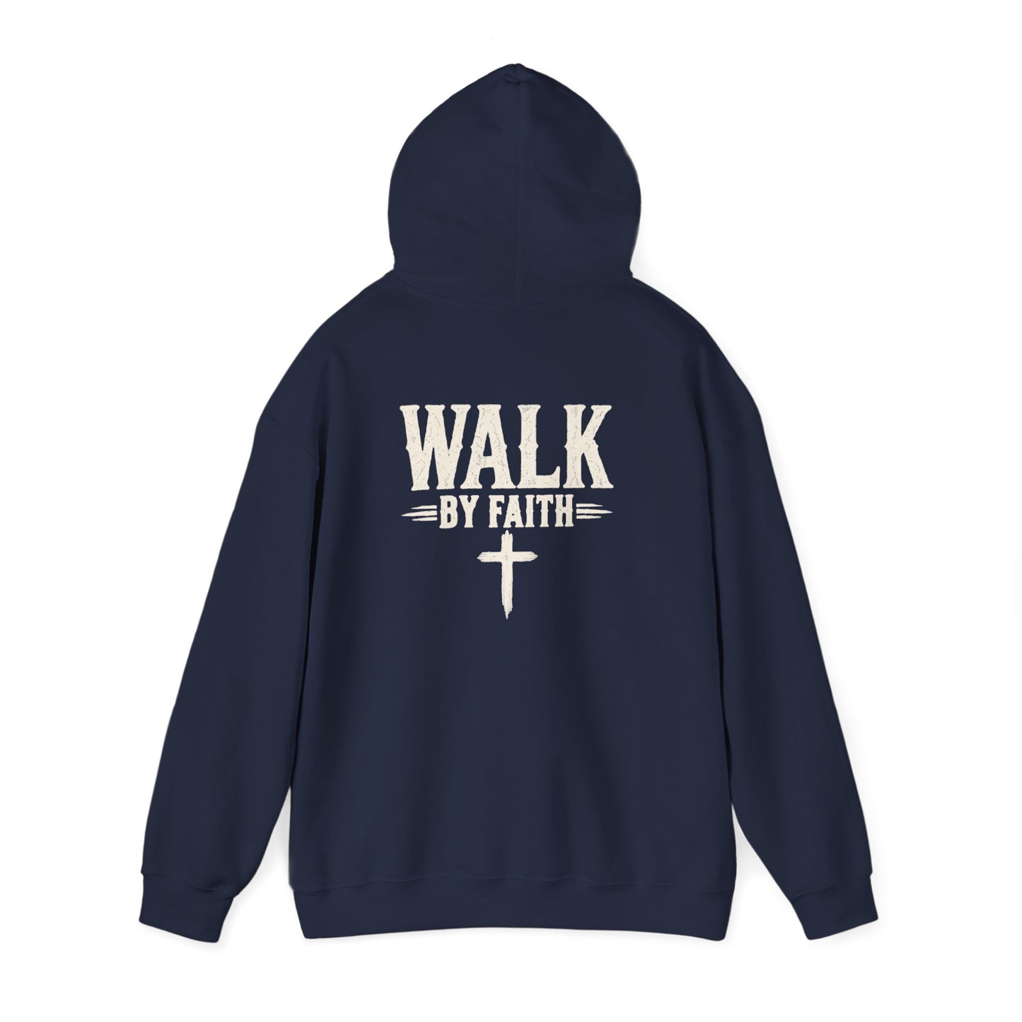 Faith Over Fear Hoodie — "Walk by Faith" Christian Pullover
