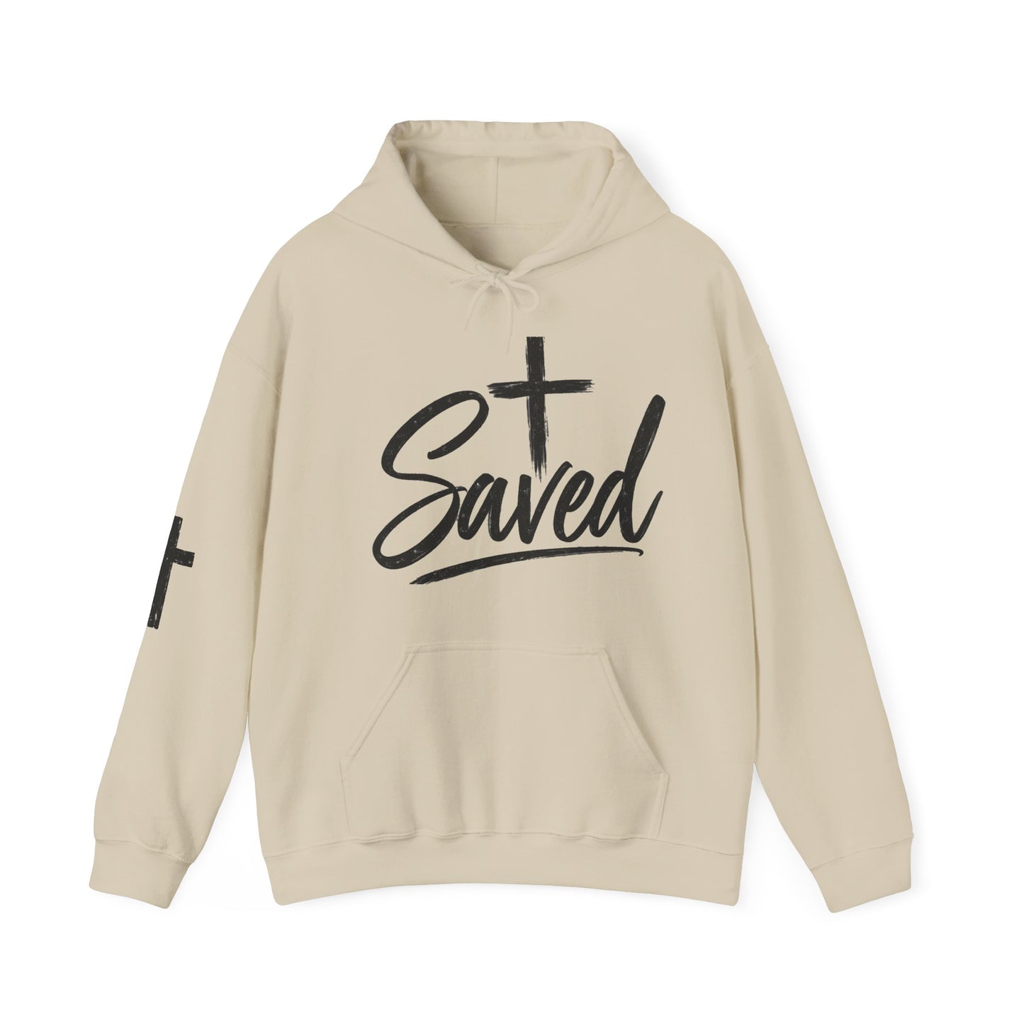 Saved Cross Hoodie — Christian Faith Pullover