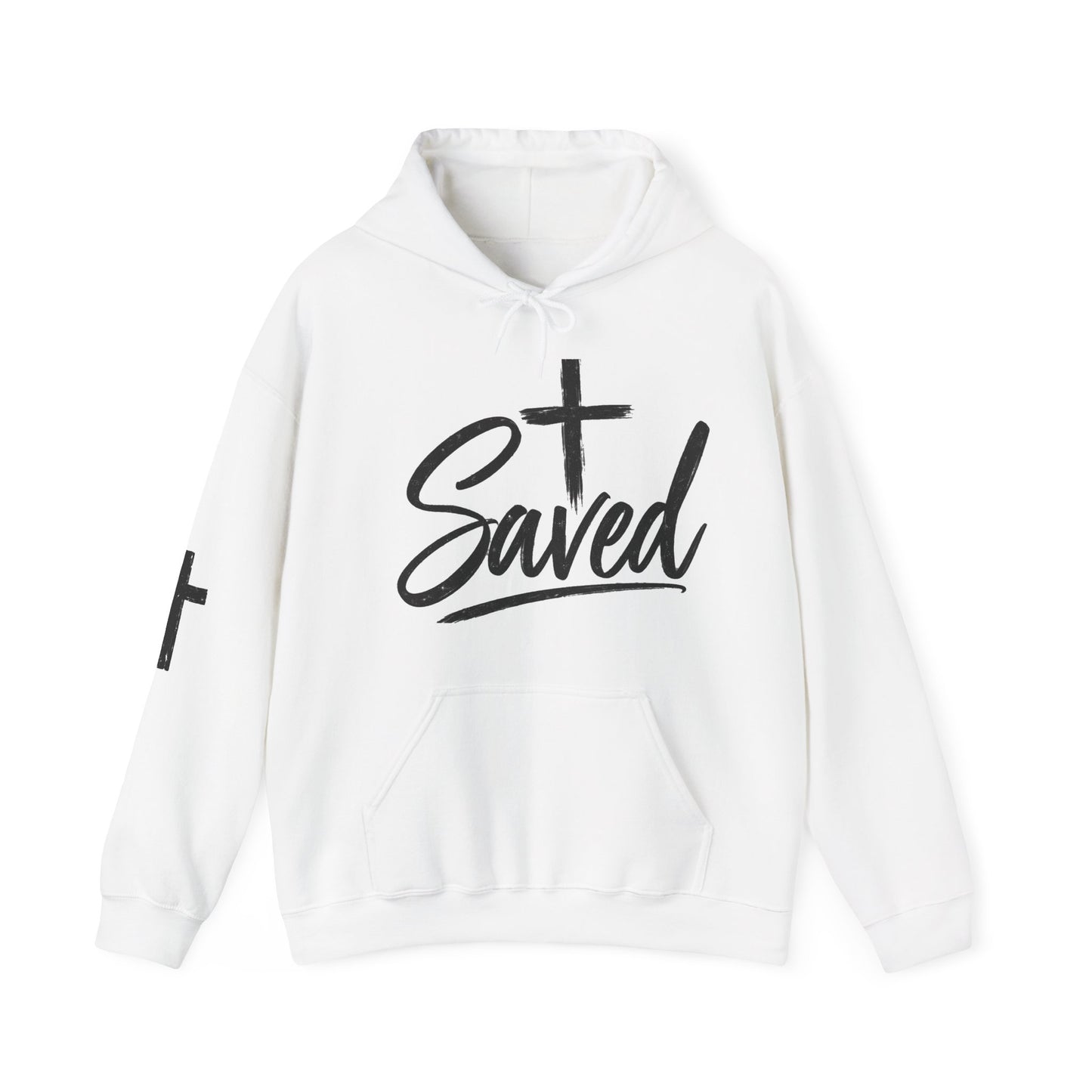 Saved Cross Hoodie — Christian Faith Pullover