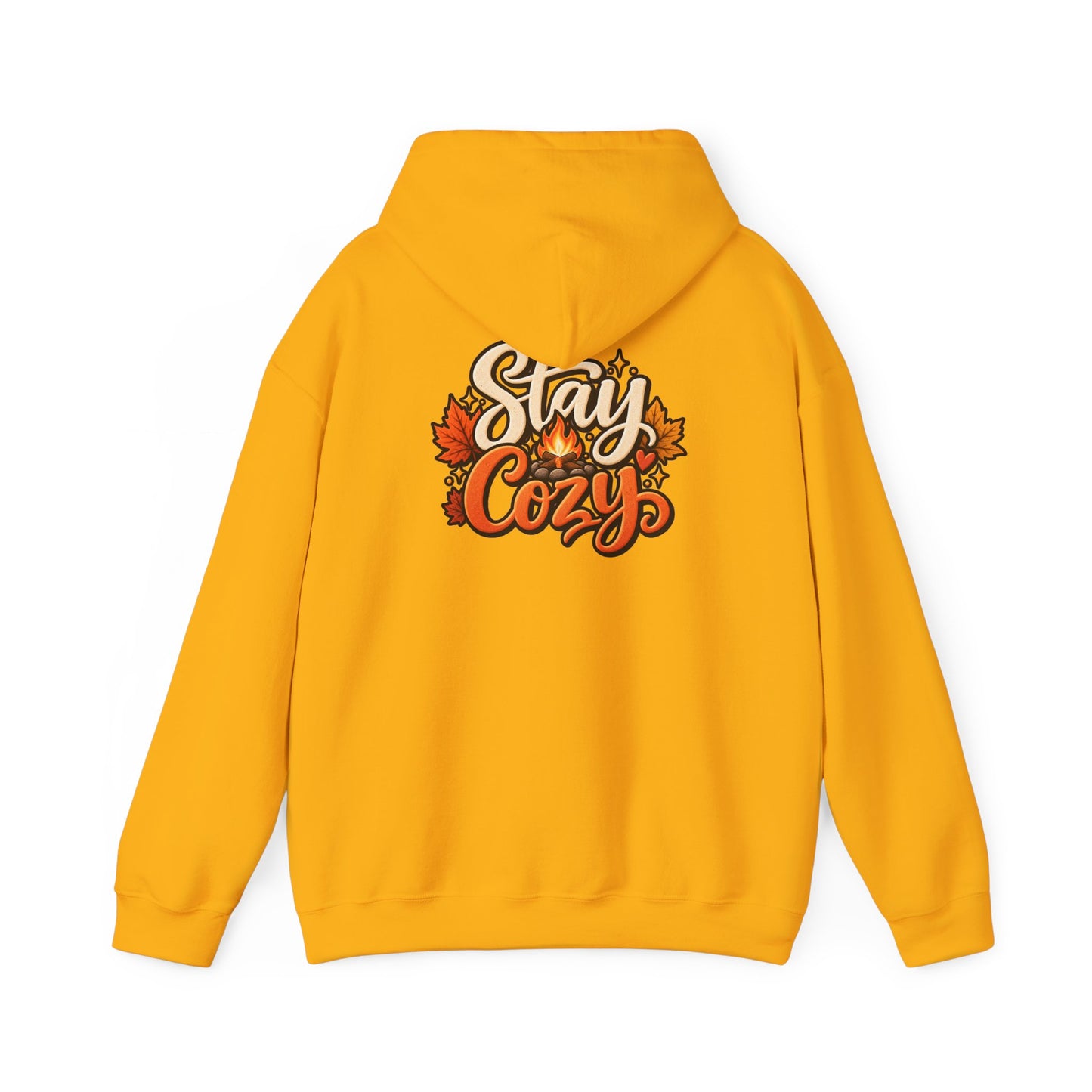 Hoodie — "Boo Bonfires October Oversized Hoodies" Cozy Fall Pullover (Stay Cozy)