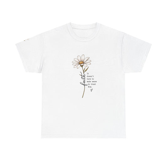 Daisy Illustration Tee – "It's Okay to Have a Little More Time" Inspirational Floral T‑Shirt