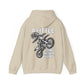 Women’s Motocross Hoodie – “Real Girls Let ‘Er Eat / A Little Dirt Never Hurt” Dirt Bike Pullover
