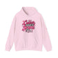 Breast Cancer Survivor Hoodie — “Cancer Picked the Wrong Girl” / Faith Strength Courage