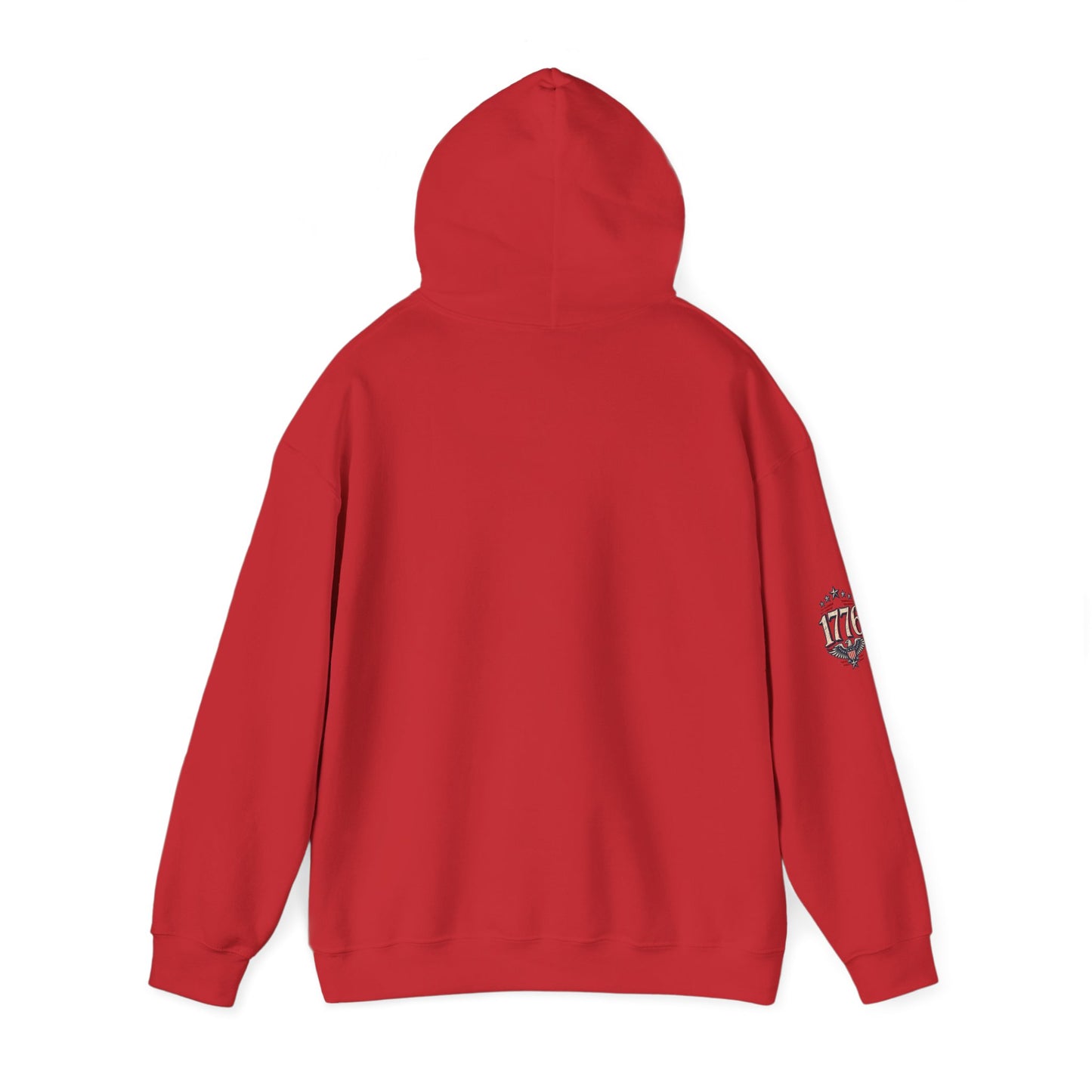 Patriotic 'Land of the Free' Eagle Hoodie – American Flag Veteran Tribute