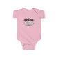 Infant Bodysuit - "Listen Linda" Cute Script Baby Onesie