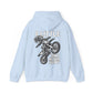 Women’s Motocross Hoodie – “Real Girls Let ‘Er Eat / A Little Dirt Never Hurt” Dirt Bike Pullover