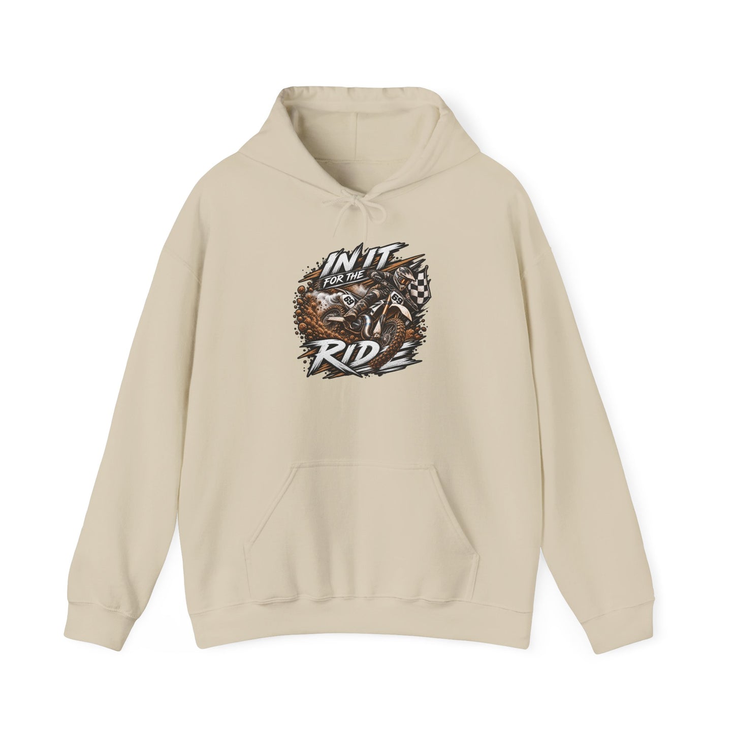 Motorcycle Hoodie — "I’m It, Ride" Dirt Bike Graphic Pullover