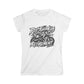Women's Tee – Classic Softstyle Blank White T-Shirt