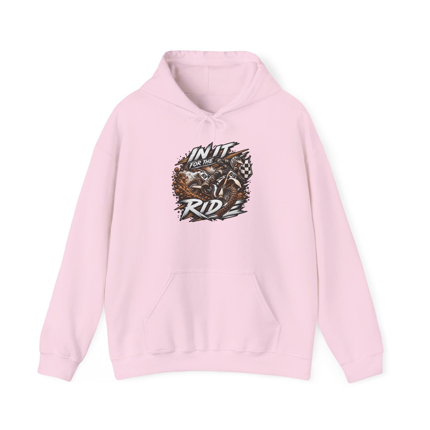 Motorcycle Hoodie — "I’m It, Ride" Dirt Bike Graphic Pullover