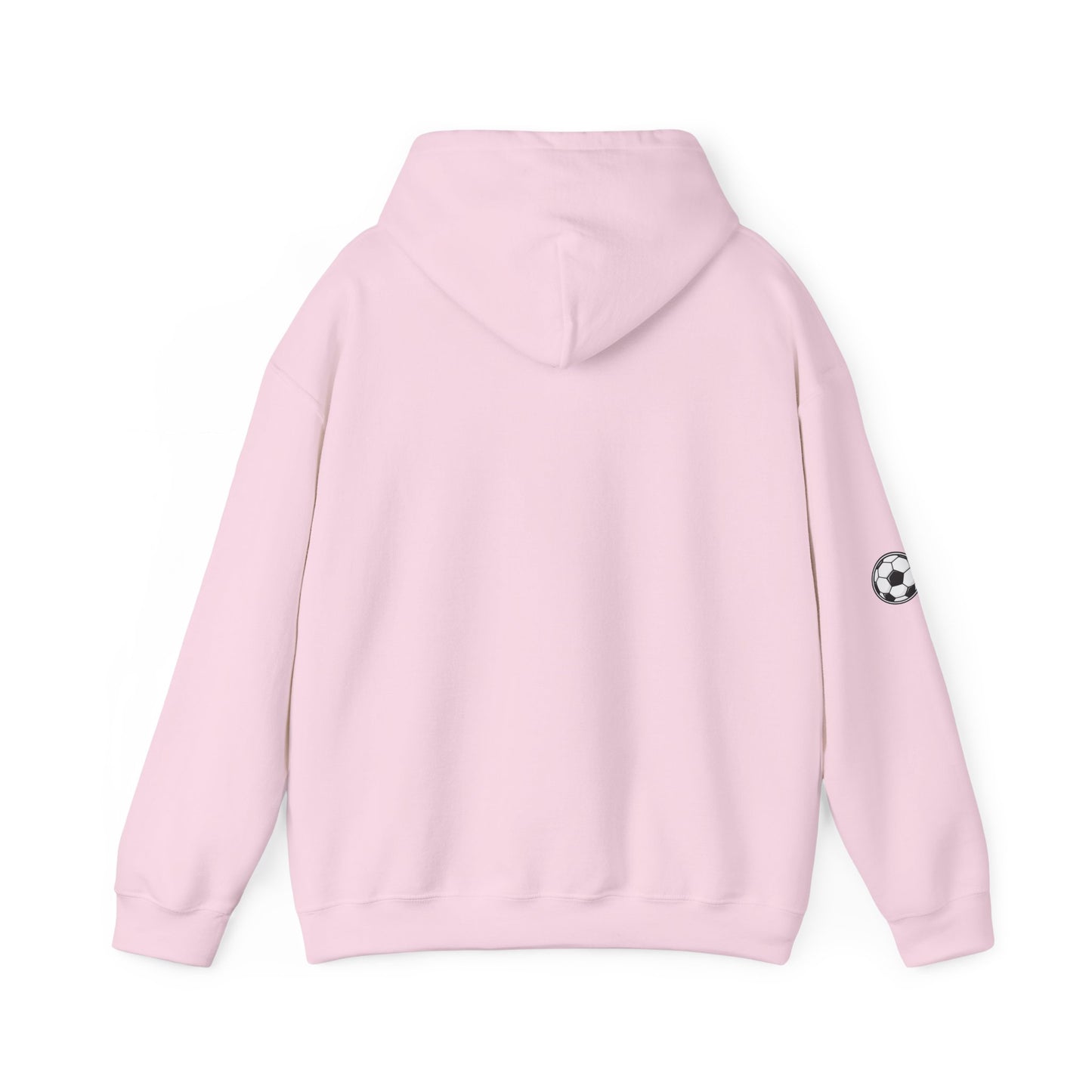 Soccer Love Hoodie – 'Love Soccer' Heart & Ball Graphic Hooded Sweatshirt