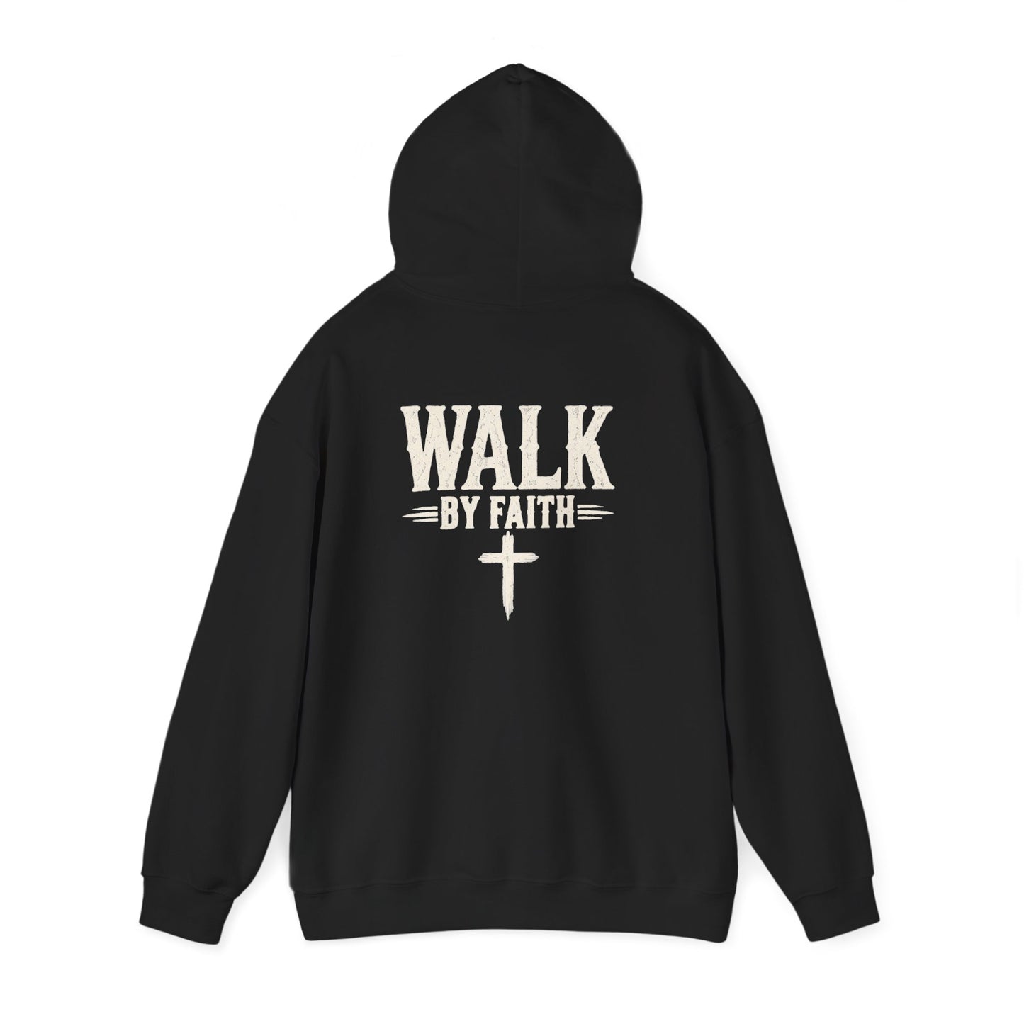 Faith Over Fear Hoodie — "Walk by Faith" Christian Pullover
