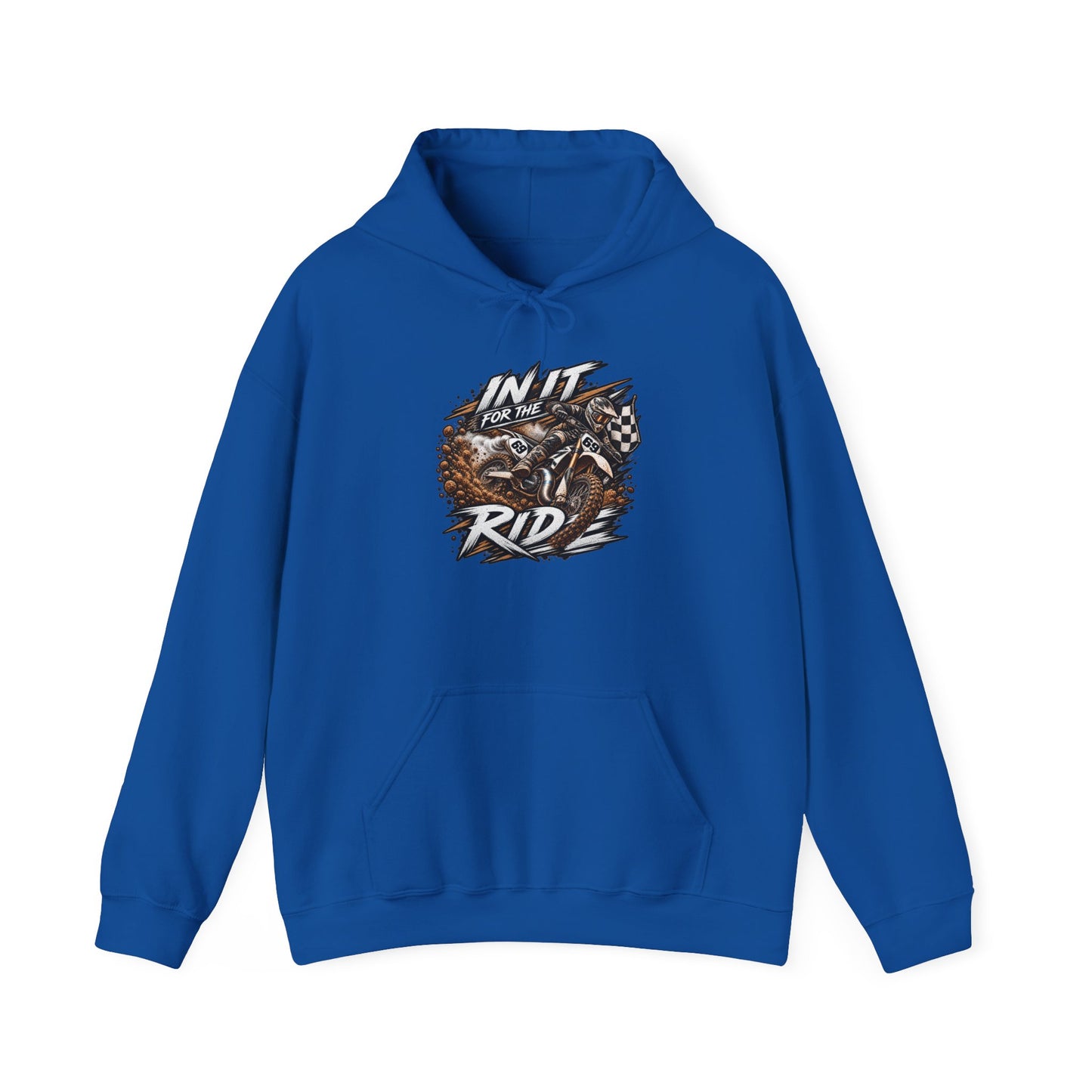 Motorcycle Hoodie — "I’m It, Ride" Dirt Bike Graphic Pullover