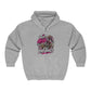 Dirt Bike Hoodie – "Real Girls Ride Dirt Bikes" Full-Zip Zip-Up Sweatshirt