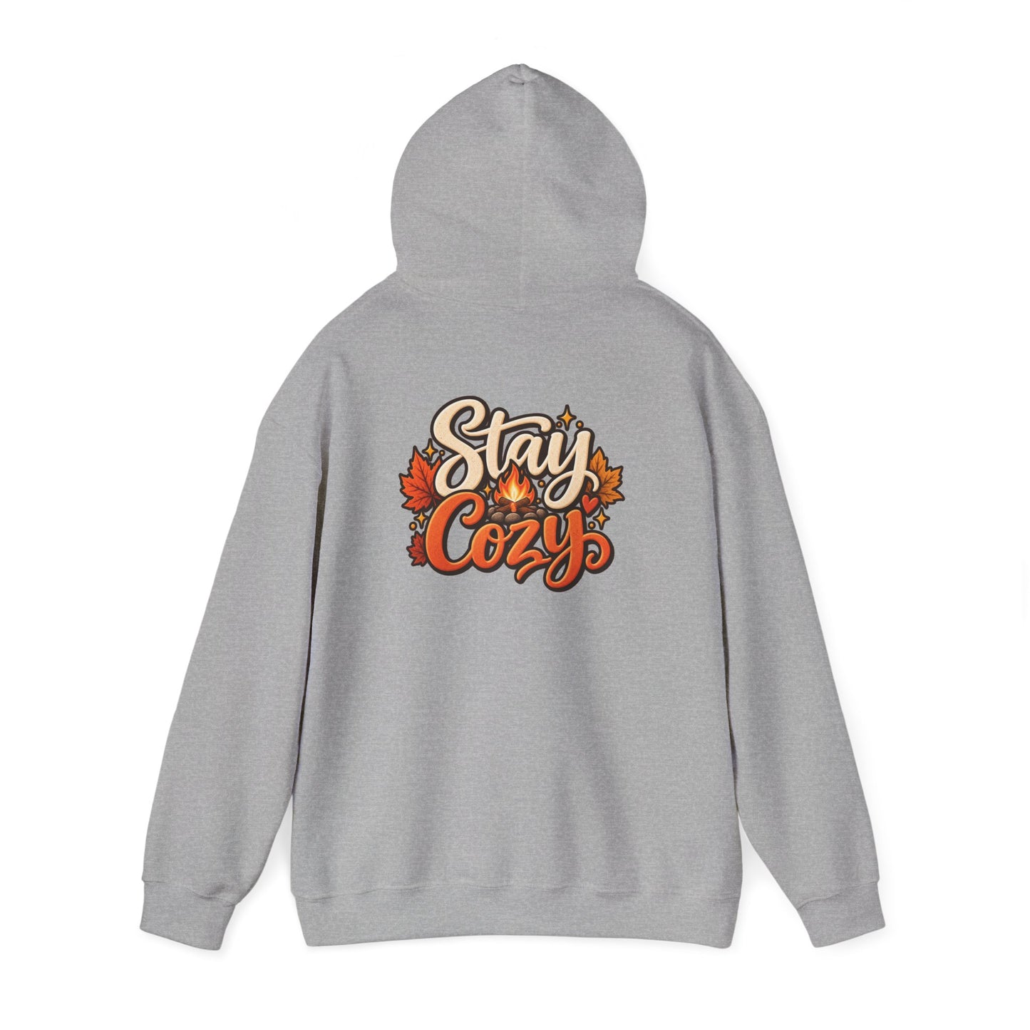 Hoodie — "Boo Bonfires October Oversized Hoodies" Cozy Fall Pullover (Stay Cozy)