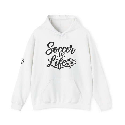 Soccer Is Life Hoodie — Soccer Player Pullover for Fans & Players