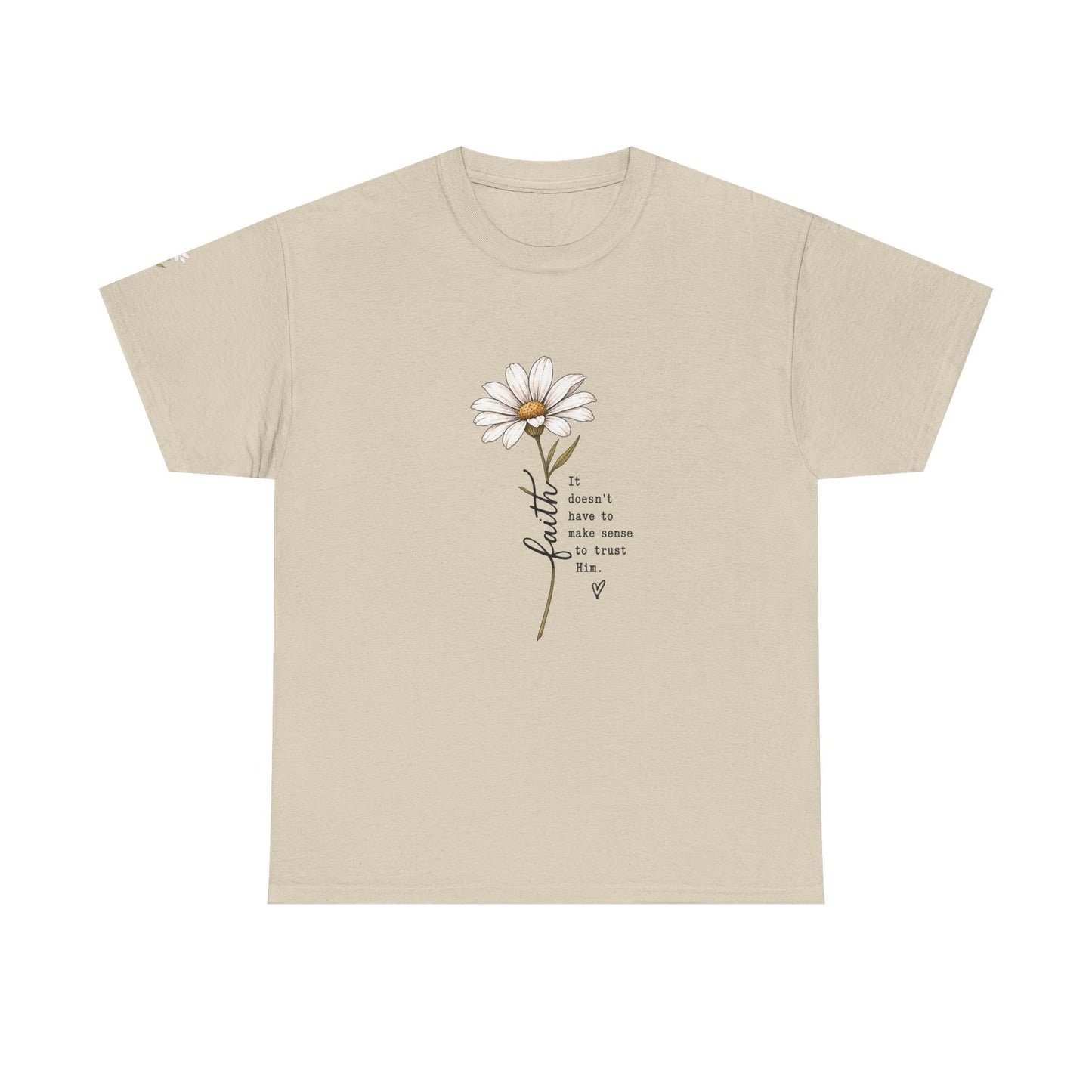 Daisy Illustration Tee – "It's Okay to Have a Little More Time" Inspirational Floral T‑Shirt