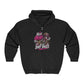 Dirt Bike Hoodie – "Real Girls Ride Dirt Bikes" Full-Zip Zip-Up Sweatshirt