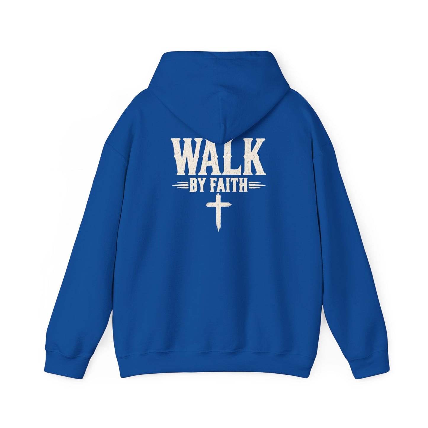 Faith Over Fear Hoodie — "Walk by Faith" Christian Pullover