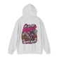 Racer Girl Motorcycle Hoodie — "Real Girls Let 'Er Eat" / "A Little Roost Never Hurt"