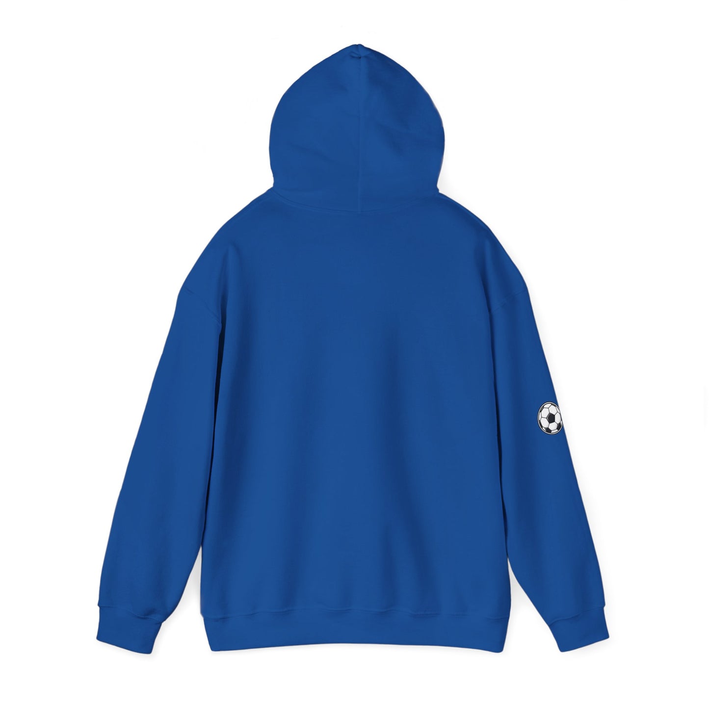 Soccer Love Hoodie – 'Love Soccer' Heart & Ball Graphic Hooded Sweatshirt