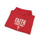 Faith Over Fear Hoodie — "Walk by Faith" Christian Pullover