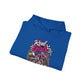 Racer Girl Motorcycle Hoodie — "Real Girls Let 'Er Eat" / "A Little Roost Never Hurt"