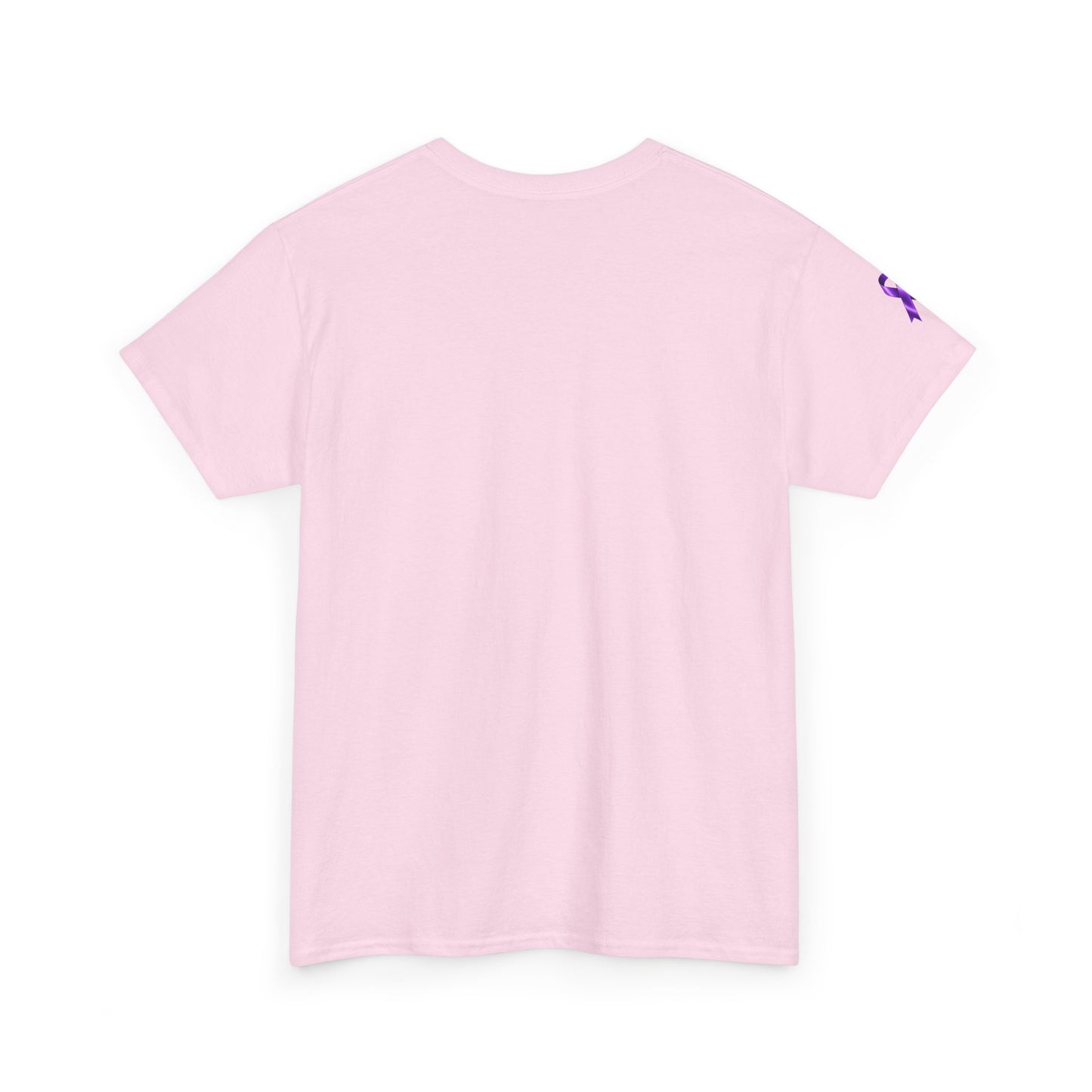 Pancreatic Cancer Awareness T-Shirt — Purple Ribbon Hope, Strength & Faith Tee