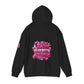 Breast Cancer Survivor Hoodie — “Cancer Picked the Wrong Girl” / Faith Strength Courage