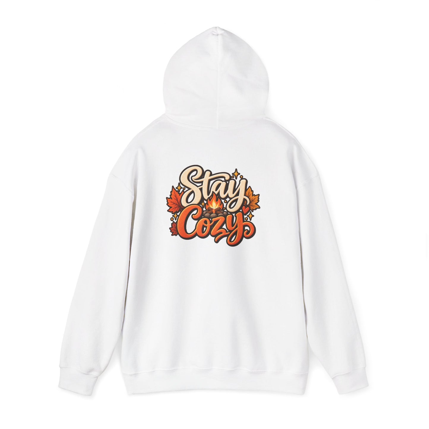 Hoodie — "Boo Bonfires October Oversized Hoodies" Cozy Fall Pullover (Stay Cozy)