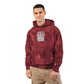 Tie-Dye Hoodie — Embroidered "Good Vibes" Peace Sign
