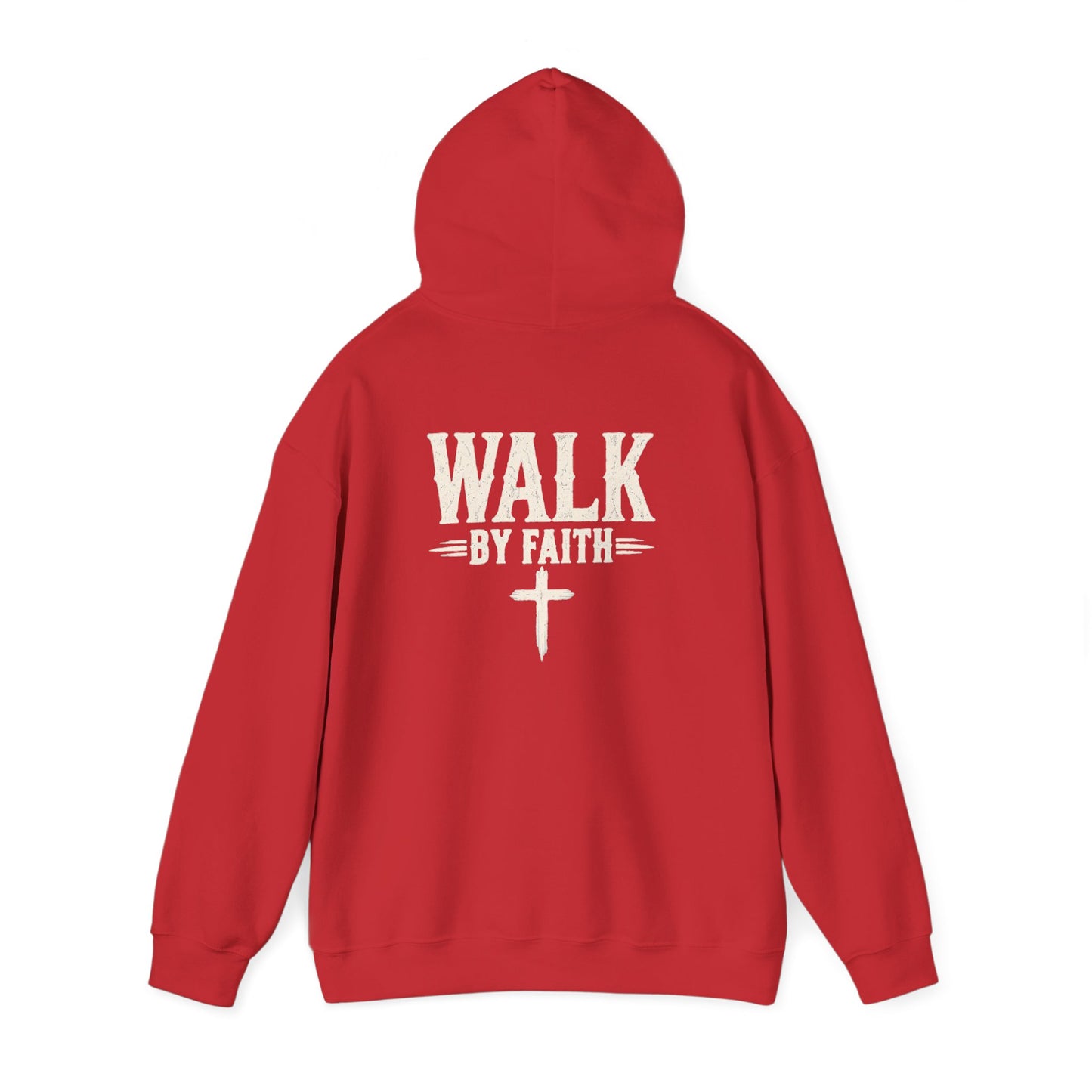 Faith Over Fear Hoodie — "Walk by Faith" Christian Pullover