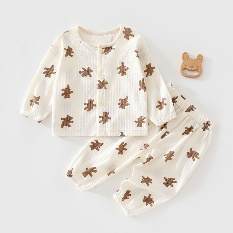 Toddler Clothing All-Season Pure Cotton Home Wear Set