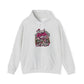 Racer Girl Motorcycle Hoodie — "Real Girls Let 'Er Eat" / "A Little Roost Never Hurt"
