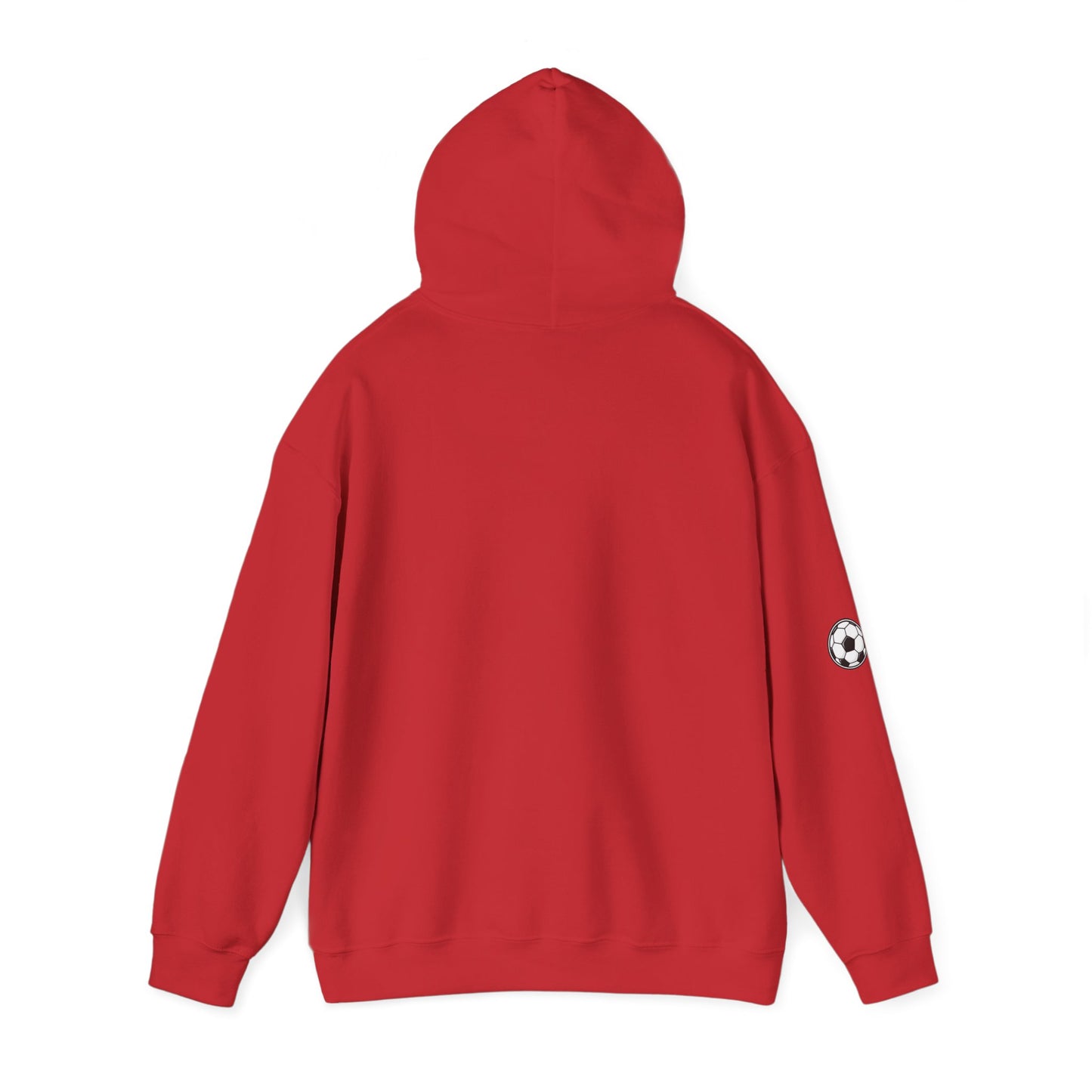 Soccer Love Hoodie – 'Love Soccer' Heart & Ball Graphic Hooded Sweatshirt