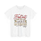 Inspirational Quote Tee — "Find Out Who You Are and Do It On Purpose" Floral Graphic T-Shirt