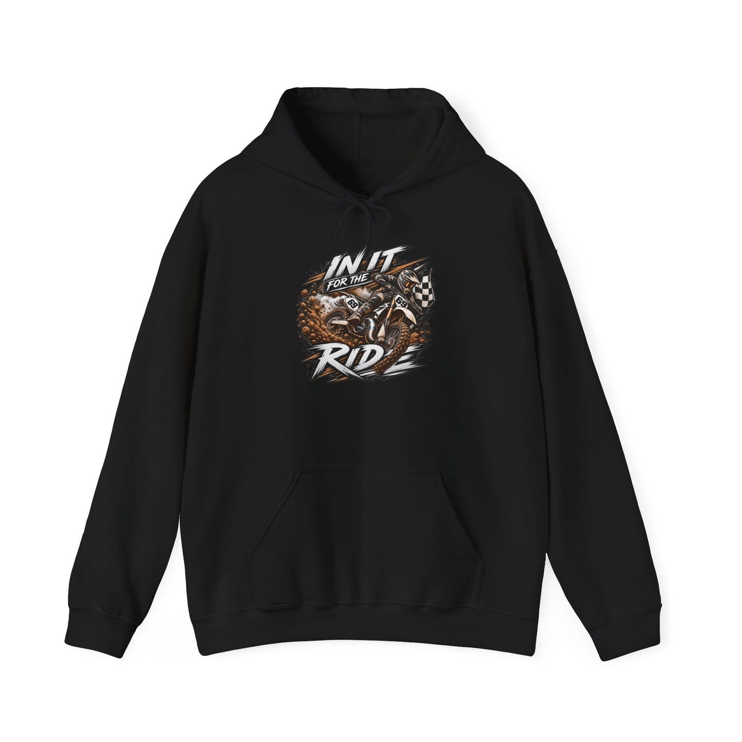 Motorcycle Hoodie — "I’m It, Ride" Dirt Bike Graphic Pullover