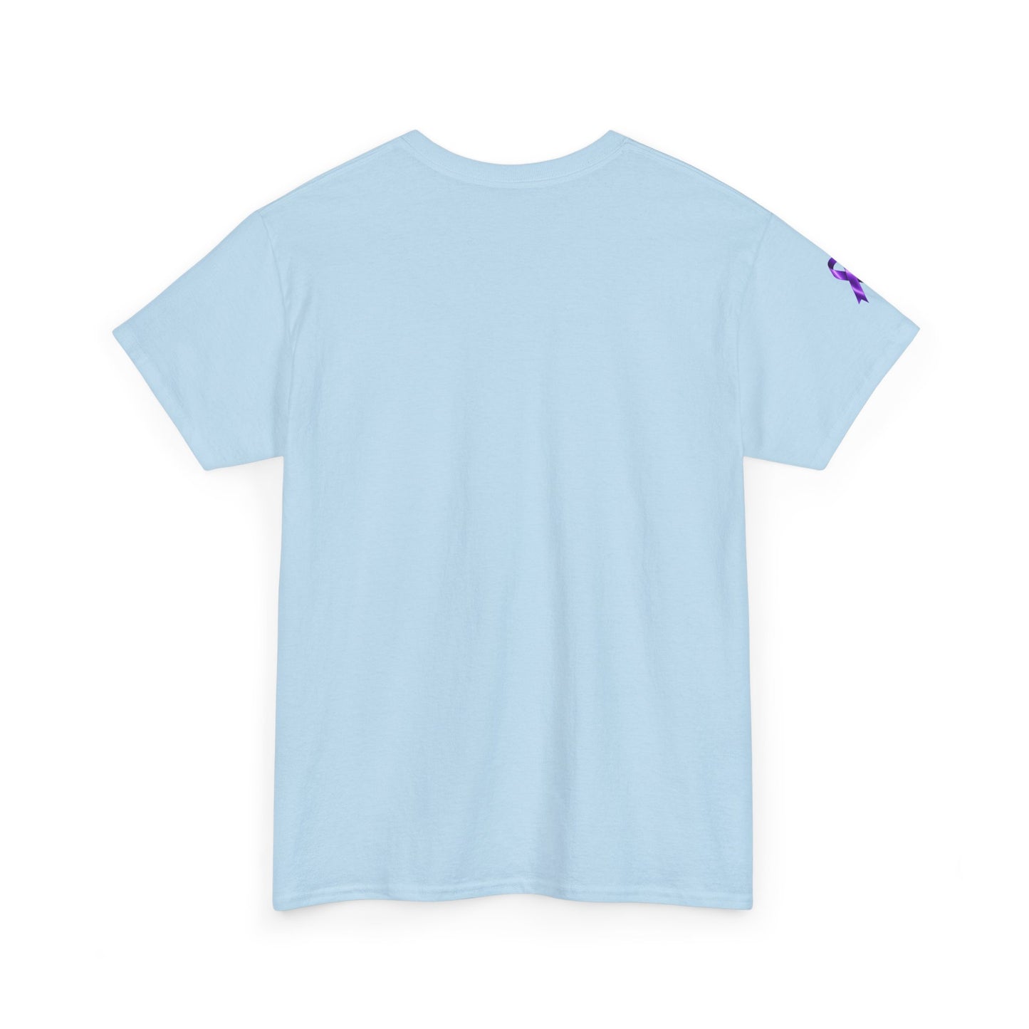 Pancreatic Cancer Awareness T-Shirt — Purple Ribbon Hope, Strength & Faith Tee