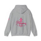 Faith Over Fear Hoodie — Pink Ribbon Breast Cancer Awareness Philippians 4:13 Hooded Sweatshirt