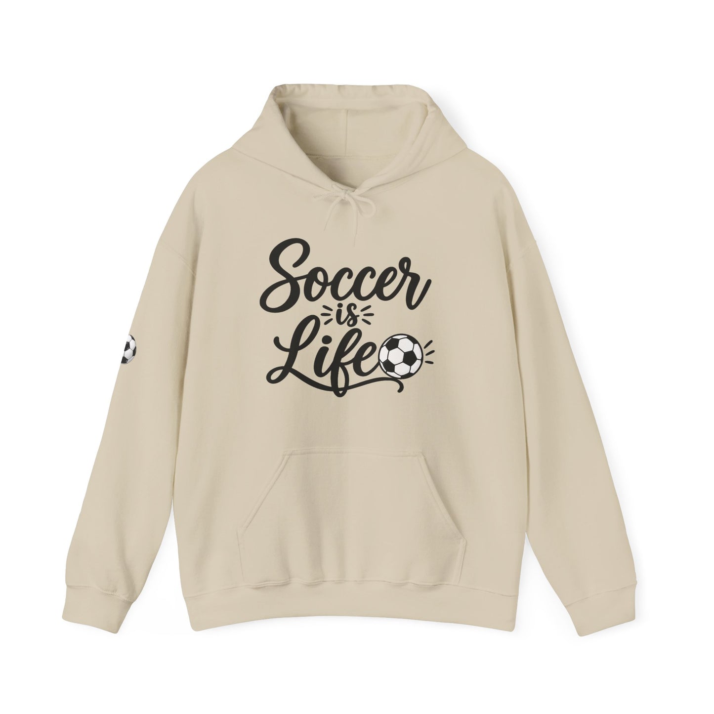 Soccer Is Life Hoodie — Soccer Player Pullover for Fans & Players